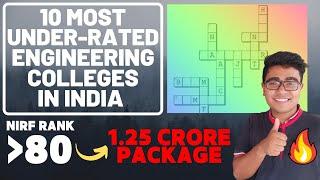 Top 10 Underrated Engineering Colleges in India  | Low Percentile Admission & Packages in CRORES! 