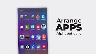 How to Arrange Apps in Alphabetical Order on Android Samsung Easily!