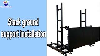 stack ground support installation / assembly equipment operator technician system for led wall stage