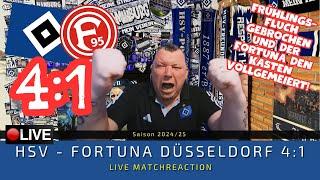 LIVE: HSV - Düsseldorf 4:1 | Der Fortuna den Hamburger Karneval beschenken! | Matchreaction