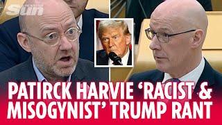 Patrick Harvie slams John Swinney for congratulating 'misogynist & racist' President Trump