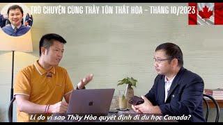 TRÒ CHUYỆN CÙNG THẦY HÒA  - THÁNG 10/2023