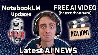 AI News Just Landed! - Free AI Video, NotebookLM Update, & Open AI Singularity