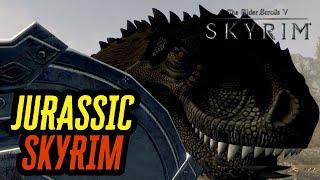 SKYRIM with Terrifying DINOSAURS (PC)