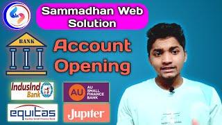 Sammadhan Web Solution Account Opening Service Commission Details || Account Opening Service ||