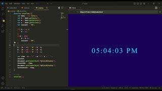 How to create a Digital Clock with HTML, CSS, and JavaScript - Step-by-Step Tutorial