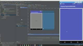 How to add fragment to activity (xml method) Android Studio