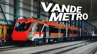 First Vande Metro ON TRACK! 