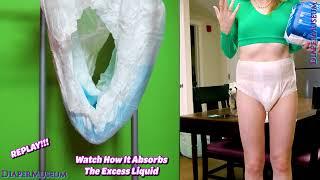 Attends Underwear Review! Youth Small Size - Diaper Museum Product Review, Test & Try On!