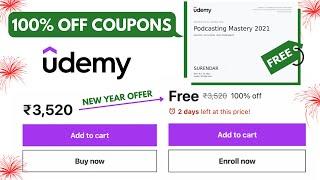 Udemy Free Courses with Certificate | Udemy Coupon Code 2023 | Udemy New Year Sale 2023