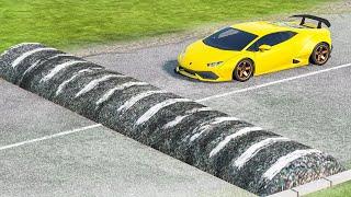 Cars vs Massive Speed Bumps #6 – BeamNG.Drive