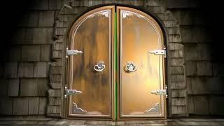 HD DOOR OPENING ANIMATED VIDEO BACKGROUND | DOOR OPENING GREEN SCREEN VIDEO MDS  GREEN SCREEN