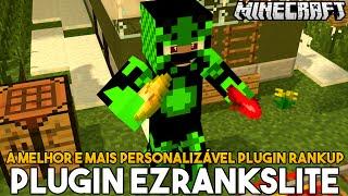 Minecraft Plugin Tutorial EZRanksLite - A melhor e mais personalizável plugin RankUP