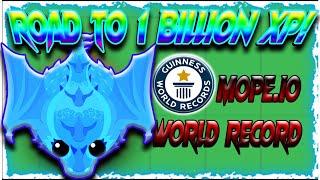 Mope.io Livestream - WORLD RECORD ATTEMPT | WILL I REACH 1 BILLION XP ?!