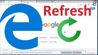 How to Refresh All tabs Together in Microsoft Edge Browser