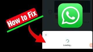 whatsapp group join loading problem | WhatsApp group loading problem