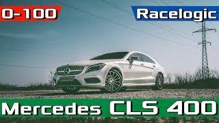 Mercedes-Benz CLS 400 (C218) 4MATIC разгон 0-100 / Лонч на Банане / Racelogic Launch Acceleration