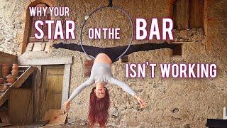 Most Common MISTAKES for Star on the Bar and HOW TO FIX THEM ( aerial hoop lyra tutorial)