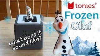 Disneys Frozen Olaf tonie for tonie box REVIEW