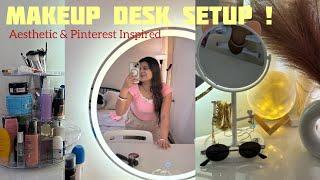 Ultimate Makeup Desk Decor & Setup | Pinterest-Inspired Ideas / Aesthetic & Girlie #diydecor