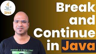 #3.5 Java Tutorial | Break and Continue