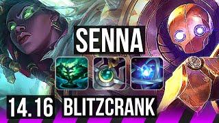 SENNA & Jhin vs BLITZCRANK & Ashe (SUP) | 1/3/23, 800+ games | EUW Challenger | 14.16