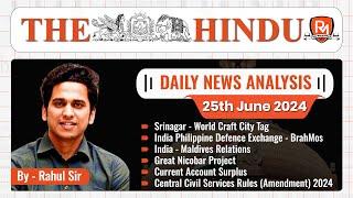 The Hindu Newspaper Analysis | 25 June 2024 | UPSC CSE |