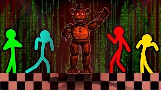 Stickman VS Minecraft: Freddy.EXE- AVM Shorts Animation