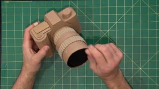 Build a Cardboard DSLR Camera - FREE PLANS! - by Gary Hegedus