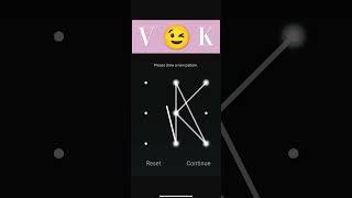 Pattern of VK Love ...#lock #love #patternlock #pattern #couples #screenlock