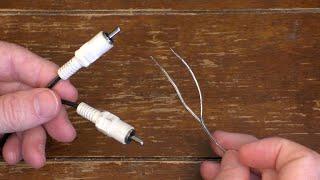 How to Connect Speaker Wire to RCA Plug