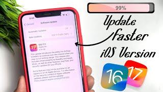 How To Update iOS 17 Software Faster | How To Update iPhone Software Faster | Update iOS Fast |