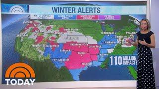 2 Winter Storms Could Impact 110 Million With Snow, Rain And Ice | TODAY