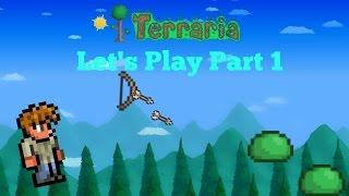 Terraria Let's Play : Guide, Slime, and more...- Part 1