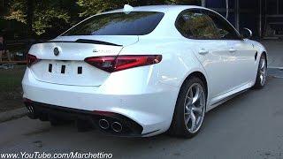 Alfa Romeo Giulia Cold Start Up SOUND and Moving!