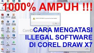 100% AMPUH cara mengatasi Corel Draw ILLEGAL SOFTWARE #coreldrawtutorial #coreldraw