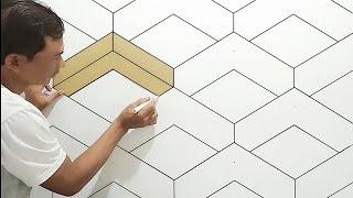 WALL PAINT DESIGN || 3D WALL DECORATION PAINT || 3D WALL PAINTING || LUKISAN SENI 3D