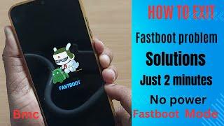 Fastboot problem in redmi/ Fastboot Stuck Problem Solved of any Redmi phones/fastboot problem note 9