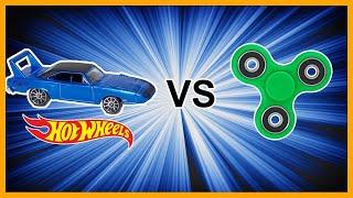 MUSCLE CARS vs FIDGET SPINNERS - Hot Wheels