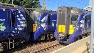 Scotrail trains at Lenzie