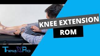 Goniometry | Knee Extension Range of Motion