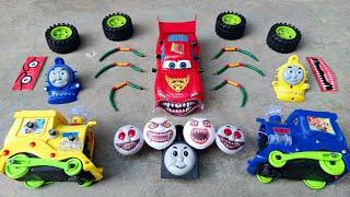 Upgrade RC Lightning McQueen Eater, SPIDER GHOST TRAIN, Kereta Api Thomas and Friends Bus Tayo Blaze