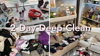 ASMR Deep clean my VERY messy apartment with me.. I've been sad so it was bad