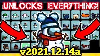 Unlock All Cosmetics & Cosmicubes For Free (Including Innersloth Snowflake Snowbean) Among Us Latest