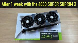 Don't buy before watching this: MSI 4080 SUPER SUPRIM X Review [Noise, Temps, Performance & more]