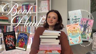 a holiday BOOK HAUL! 