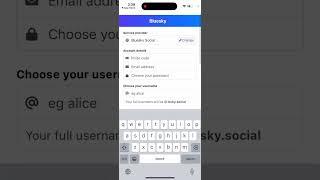 How to enter invite code in Bluesky social app?