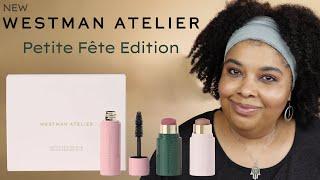 Westman Atelier Petite Fête Edition – Bubble Blush Stick – Toast Lit Up Stick – Clean Black Mascara.