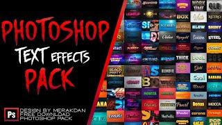 Photoshop Text Effect Pack | Free Download [ 2021 ]
