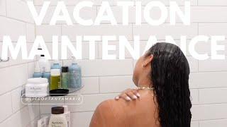 vacation prep & maintenance vlog I hair, filler, eyebrows, & packing for europe trip...